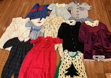 Vintage Girls Clothing Lot Of 11 name brand dresses, as found overall GUC sz 6-8