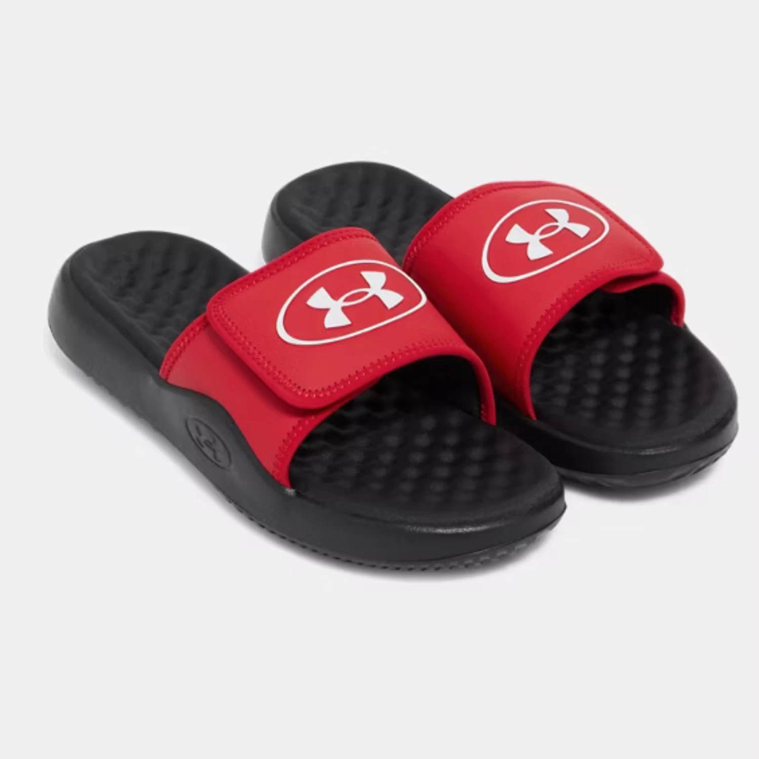 Under Armour Ignite Pro 8 6000337-600 Sandals Men's Red Slip-On Slide JAX970