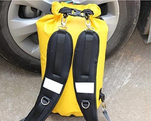 Tracolla impermeabile con cintura regolabile per borsa a tracolla zaino nero - Foto 4 di 6