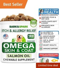 Salmon Oil Dog Treats for Skin Allergies and ...