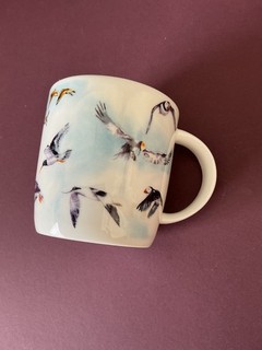 Roy Kirkham RSPB China Bone Seabirds Mug