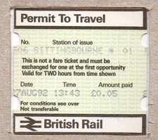 Sittingbourne 01 - PERTIS Permit to Travel - Kent postal ME10