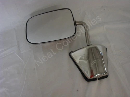 NOS OEM Stainless Steel Door Mirror for Chevrolet GMC Van 1992 - 1996 Left Hand