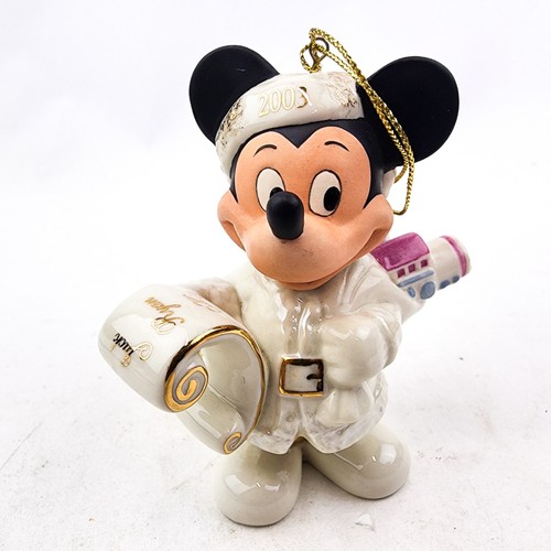Lenox Disney Christmas Ornament 2003 Holiday Mickey NO Box