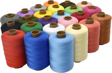 24Pcs Sewing Thread Spools Set 1000 Yards per Spool Mixed Cotton Threads for DIY