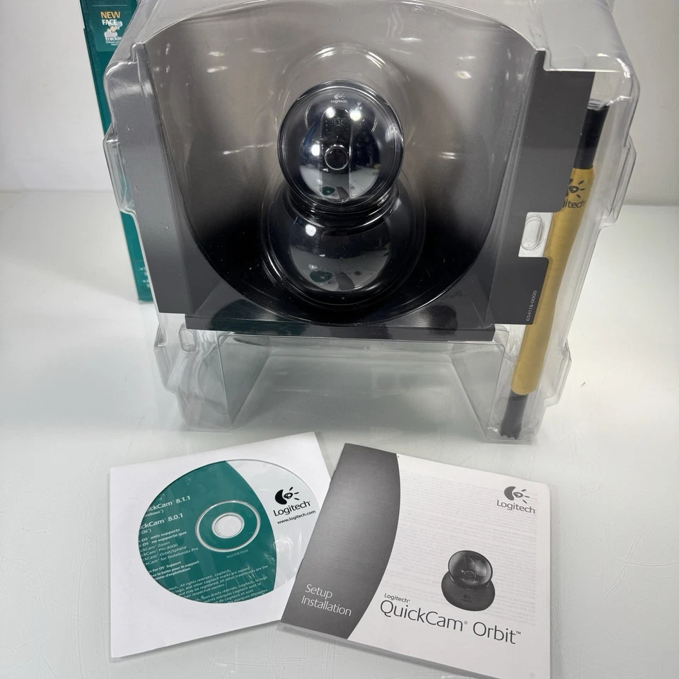 Cámara web Logitech QuickCam Orbit AF seguimiento facial motorizado 961310-0403 CAJA ABIERTA Foto 2 de 4