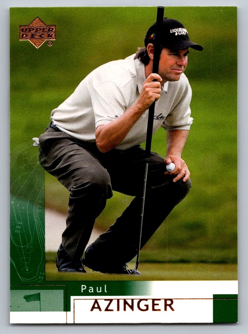 2002 UPPER DECK GOLF CARD #42 PAUL AZINGER