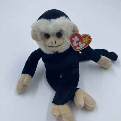 Ty Beanie Baby Mooch the Black Spider Monkey 1998 Retired MWMT