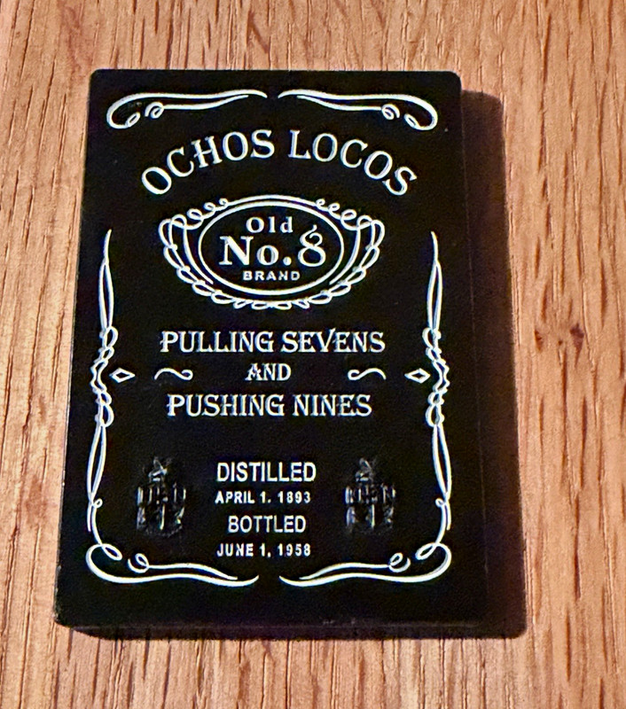 Ochos Locos Crazy 8's Jack Daniel's Old No. 7 Advertising Playing Cards Deck