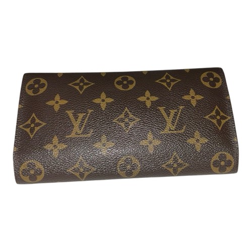 LOUIS VUITTON Monogram Portefeuille Sarah Long Wallet Brown - Picture 2 of 15