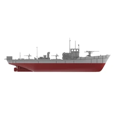 SSMODEL 1/700  Military Model Kit Full Hull IJN Type 5 Wooden Submarine Chaser