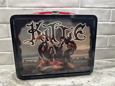 RARE HTF VTG 2000 Neca KITTIE Metal Rock Band Tin Metal Lunchbox Y2K Great Cond.