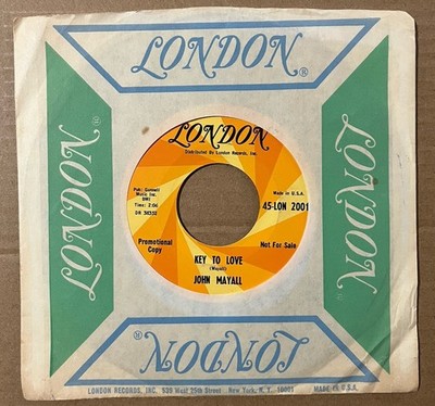 JOHN MAYALL ''Key To Love/ Parchman Farm'' '66 London 45 Blues PROMO ERIC CLAPTON
