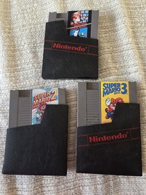 Super Mario Bros 1, 2, 3 Trilogy w/Duck Hunt NES Games Lot Tested & Working