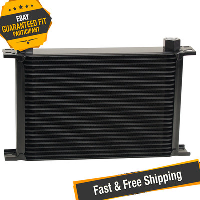 Derale 52578 25 Row Series 10000 Stack Plate Cooler -10AN O-ring Female