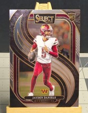 2024 Panini Select #112 Jayden Daniels RC PREMIER LEVEL Commanders Rookie Card. rookie card picture