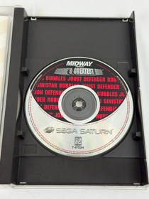 Midway Arcade's Greatest Hits (Sega Saturn) Tested - CIB COMPLETE w/ Reg card