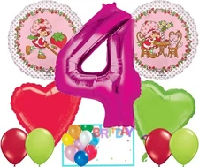 Anagram Strawberry Shortcake Birthday Balloons Party #4 - Officially Licensed