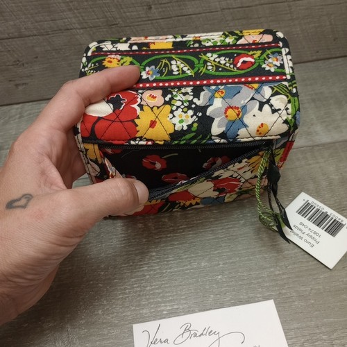 Vera Bradley Euro Wallet POPPY FIELDS New with Tags Tri-Fold - Picture 9 of 13