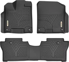 All Weather TPE Non-Slip Floor Mats Floor Liner Set for 2019-2025 Honda Passport