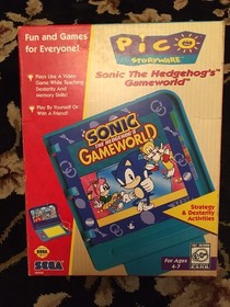 Sonic the Hedgehog's Gameworld (Sega Pico, 1996) Complete Box & Manual Tested