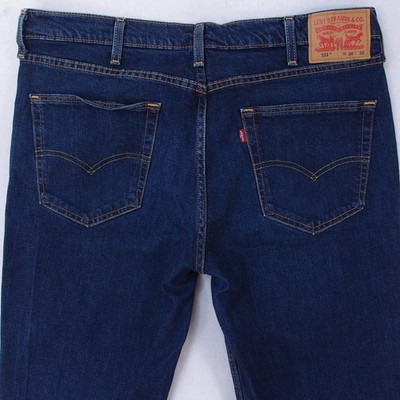 Herrens Levi's 514 SLIM STRAIGHT Gerades Bein Elasthan Blau Jeans W38 L32