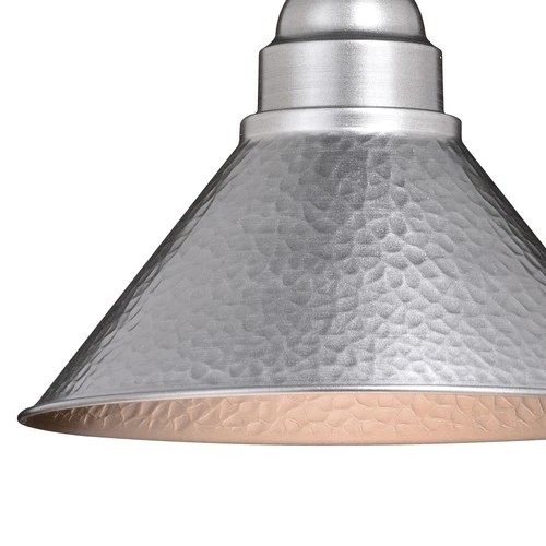 Vaxcel Lighting T0349 Outland 1 Light 10"W Outdoor Pendant - Grey - Picture 2 of 12