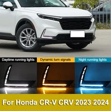 LED DRL Daytime Running Light Fog Lamp Turn Signal For Honda CR-V CRV 2023-2026