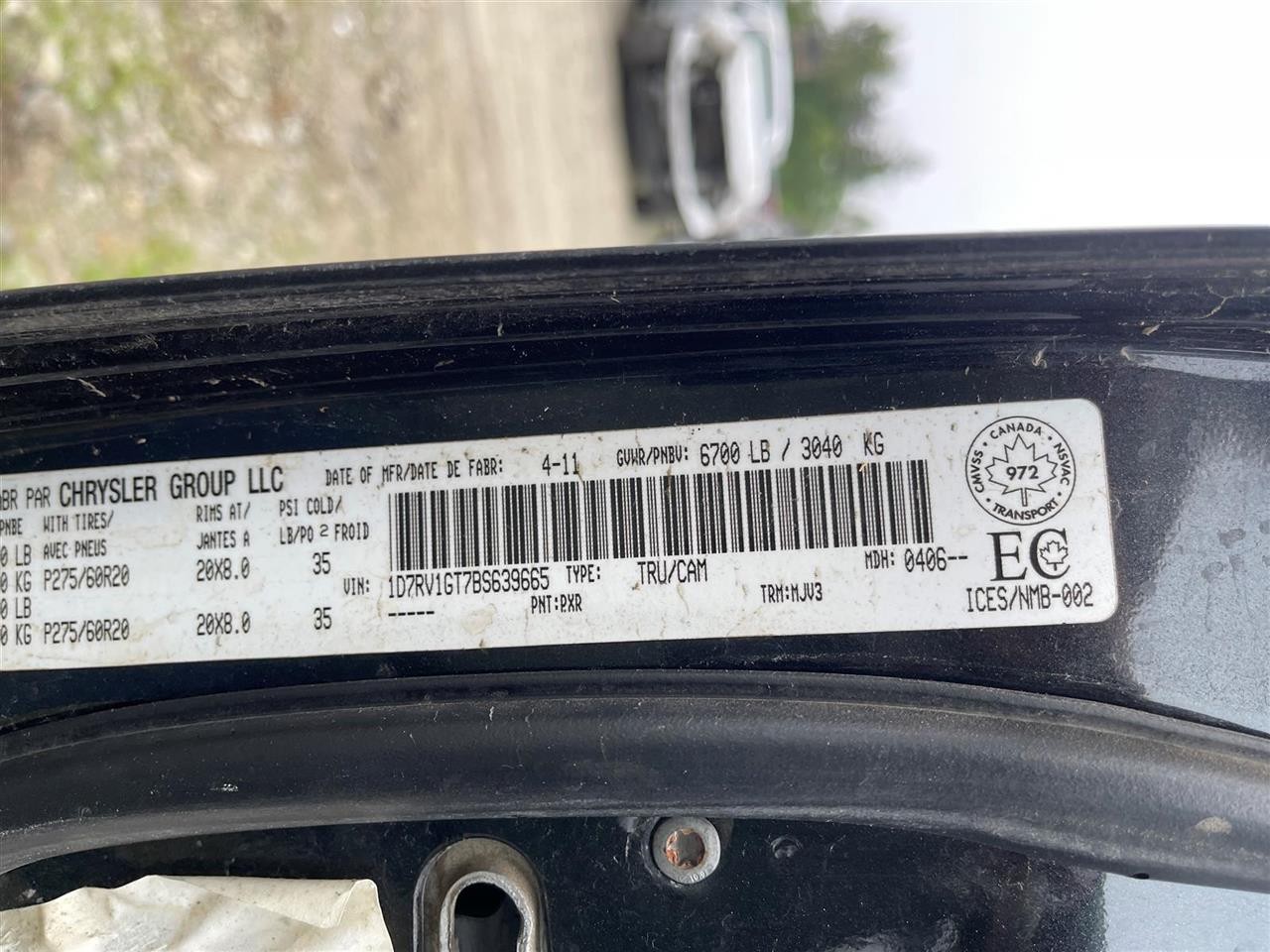 Used Front Left Upper Upper Control Arm Front fits: 2011 Ram Dodge 1500 pickup 4