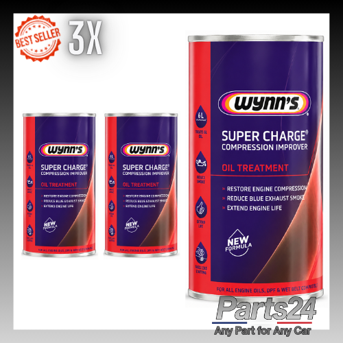 51364 Super Charge Oil Treatment 425ml x8 Blue Oil Pressure Maintenance By Wynns - Image 3
