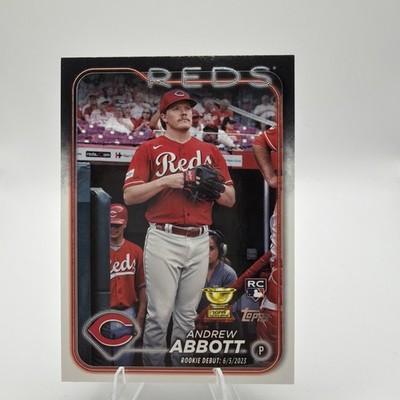 ANDREW ABBOTT  REDS ROOKIE DEBUT  RC  2024 TOPPS UPDATE #US304 0207