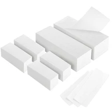 600-Count Non Woven Wax Strips, 2 Size Body and Facial Epilating Wax Strips Pape