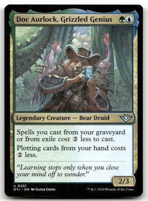 Doc Aurlock, Grizzled Genius #201 (LP) Thunder Junction OTJ Magic MTG