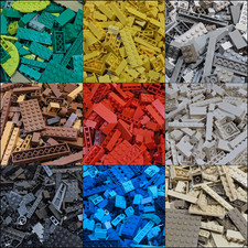300pcs LEGO Color Sorted Bulk Lot Pieces Clea...