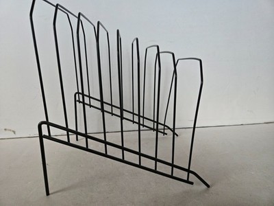 Lorell LLR80632 Vertical 8-Section File Stand  - Black, Pre-Owned