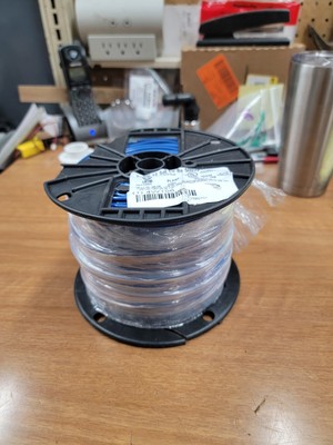 MACHINE TOOL WIRE THHN 12 AWG Sol CU Be 500SpC 500 FT INSULATED WIRE Blue