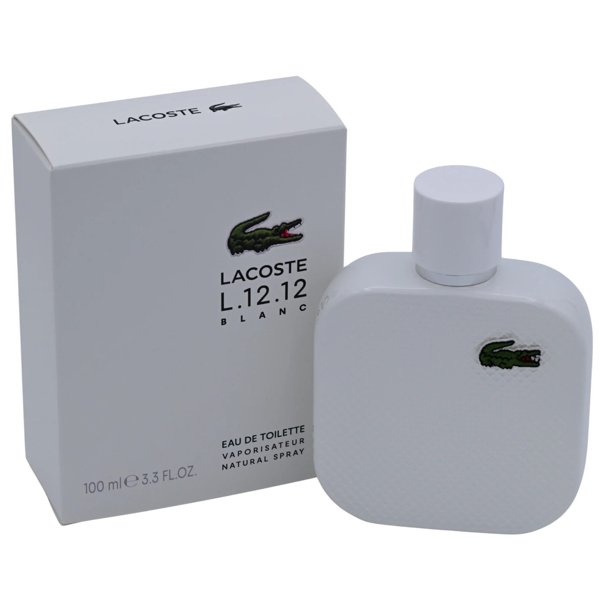 Lacoste L.12.12 Blanc by Lacoste cologne for men EDT 3.3 / 3.4 oz 