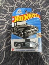 2025 Hot Wheels Custom '56 Ford Truck #233 Matte Black HTF