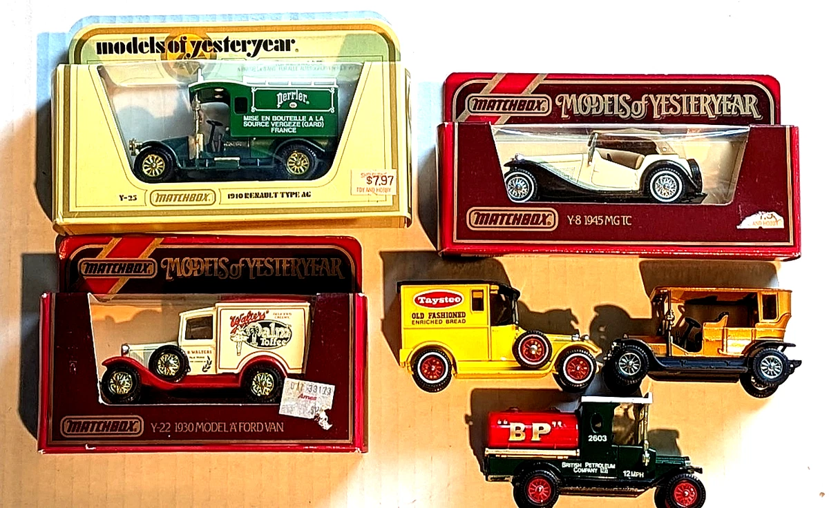 Matchbox Models of Yesteryear Vintage Manufacture Diecast Cars