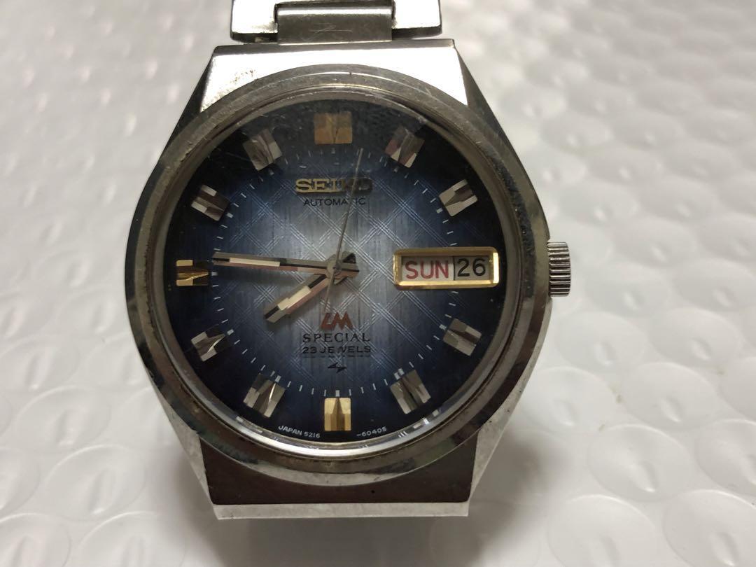 SEIKO LORD MATIC SPECIAL LM 5216-6030 Cut Glass Automatic SEIKO LORD MATIC SPECIAL LM 5216-6030 Cut Glass Automatic