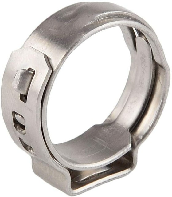 40PCS Pex Cinch Clamp Rings Pex Crimp Rings 1/2" Pex Pipe Tube