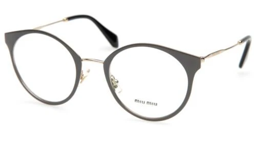 Metal Round Miu Miu Eyeglass Frames