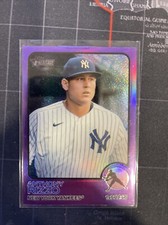 ANTHONY RIZZO 2022 Topps Heritage High Number PURPLE CHROME Hot Box #539