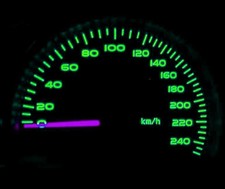 Green LED Dash Speedo Kit Lighting Set For Vauxhall Frontera B Mk2 Sport