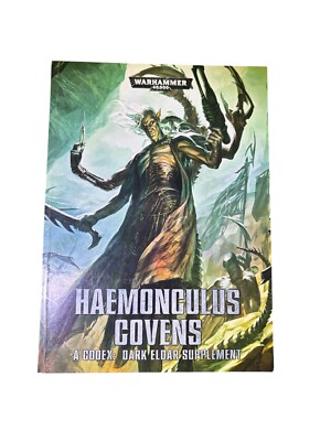 Warhammer 40K Haemonculus Covens Codex Supplement Dark Eldar Drukhari Taschenbuch 