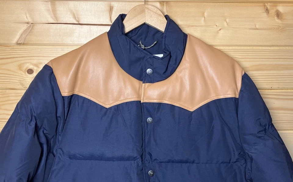 PENFIELD MEN'S NAVY BLUE BLAZER PADDED PUFFER JACKET COAT POCKETS SIZE M BNWT - Image 2 of 4