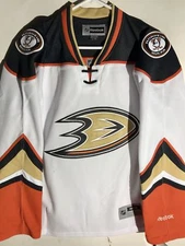 Reebok Women's Premier NHL Jersey Anaheim Ducks Team White sz L