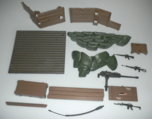 1986 Vintage G.I. GI Joe Lot 3.75 ARAH Outpost Defender Playset *100% Complete
