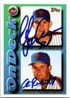 Jason Isringhausen & Chris Roberts signed baseball card 1995 Topps On Deck #653