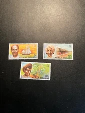 Cayman Islands Scott #349-51 never hinged